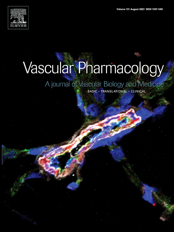 Go to journal home page - Vascular Pharmacology